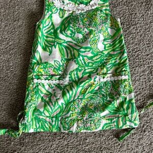 Lilly Pulitzer Green Floral Dress